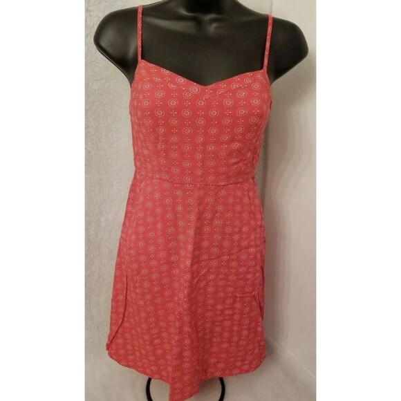 SO Womens Sundress Dress Size M Medium Red White 90S Y2K Hippie - Picture 1 of 6